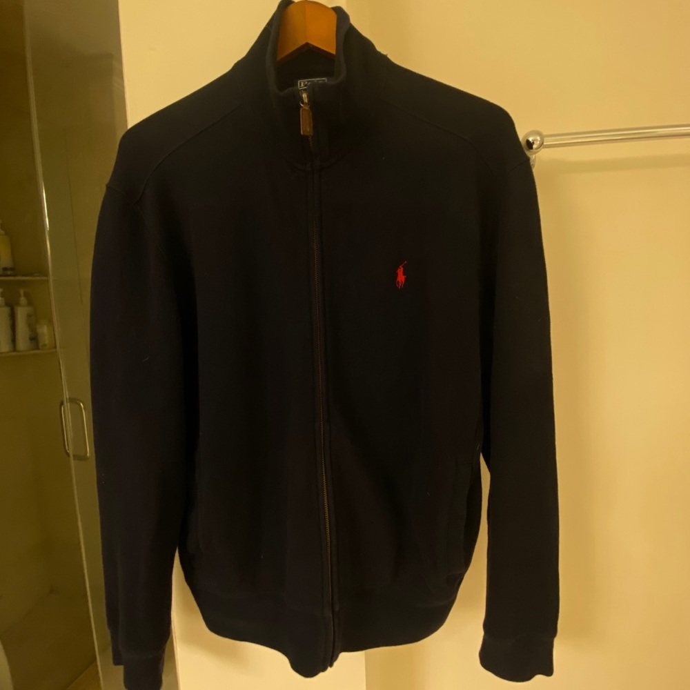 POLO Ralph Lauren Quarter Zip Black Size Medium